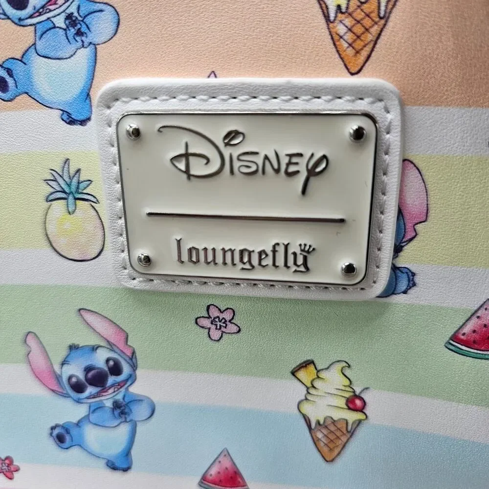 Disney Stitch Pastel Rainbow Summer Mini Backpack Watermelon Pineapple